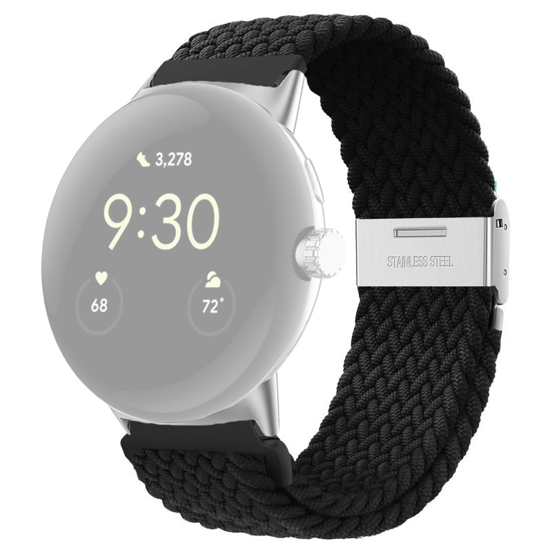 For Google Pixel Watch 2 Pixel Watch Buckle Design Nylon Watchband Smart Bracelet Adjustable Strap Breathable Band