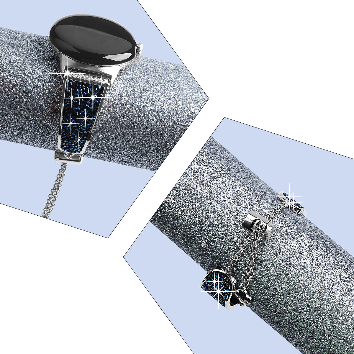 Til Google Pixel Watch 2 Pixel Watch Rhinestone Decor Bling Metal Chain Band Udskiftning Armbånd Urrem
