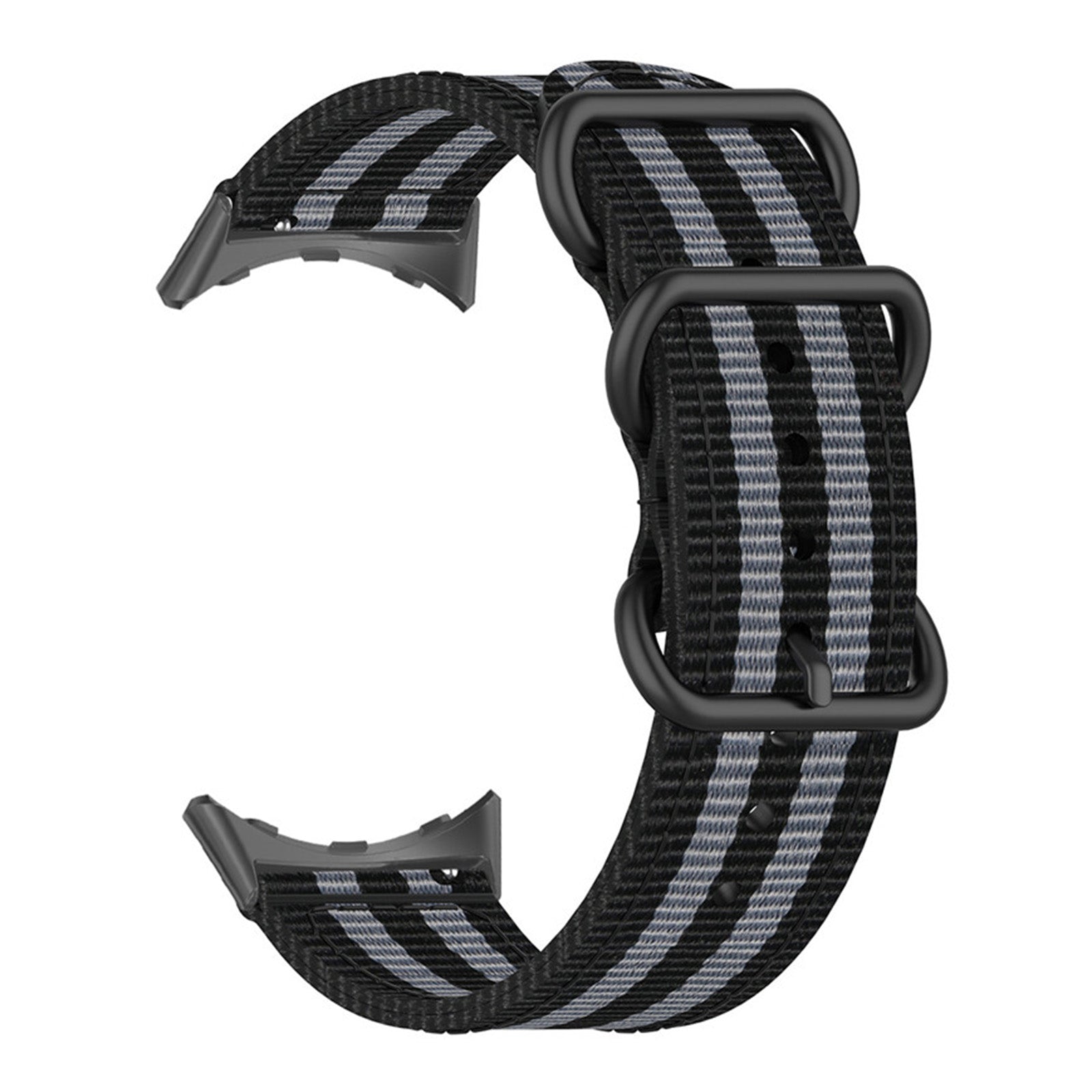 For Google Pixel Watch 2 Pixel Watch Nylon Strap Adjustable Watchband Smart Bracelet Breathable Band with Loop Buckle for Women Men