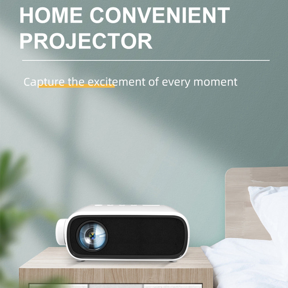 YG280 HD 1080P Projector WiFi Wireless Portable Projector Home Theater Projector (Standard Version)