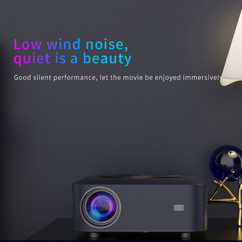H29 1080P HD Projector Home Theater Projector with HD USB Audio Interface for Office Conference (No Battery)