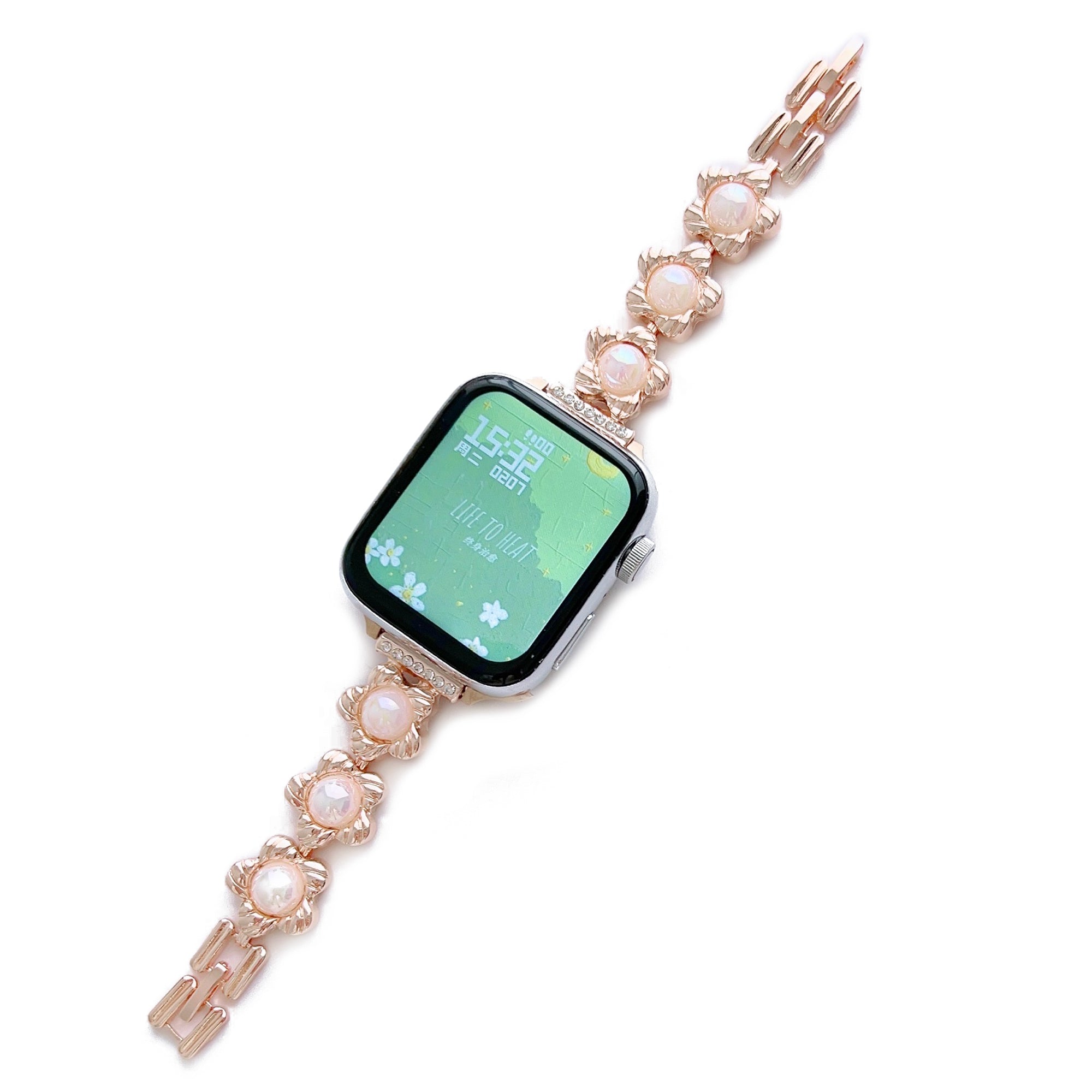 Watch Band for Apple Watch Ultra 49mm Series 9 8 7 45mm Series 6 5 4 SE (2022) (2023) SE 44mm Series 3 2 1 42mm Jewelry Metal Bracelet Strap