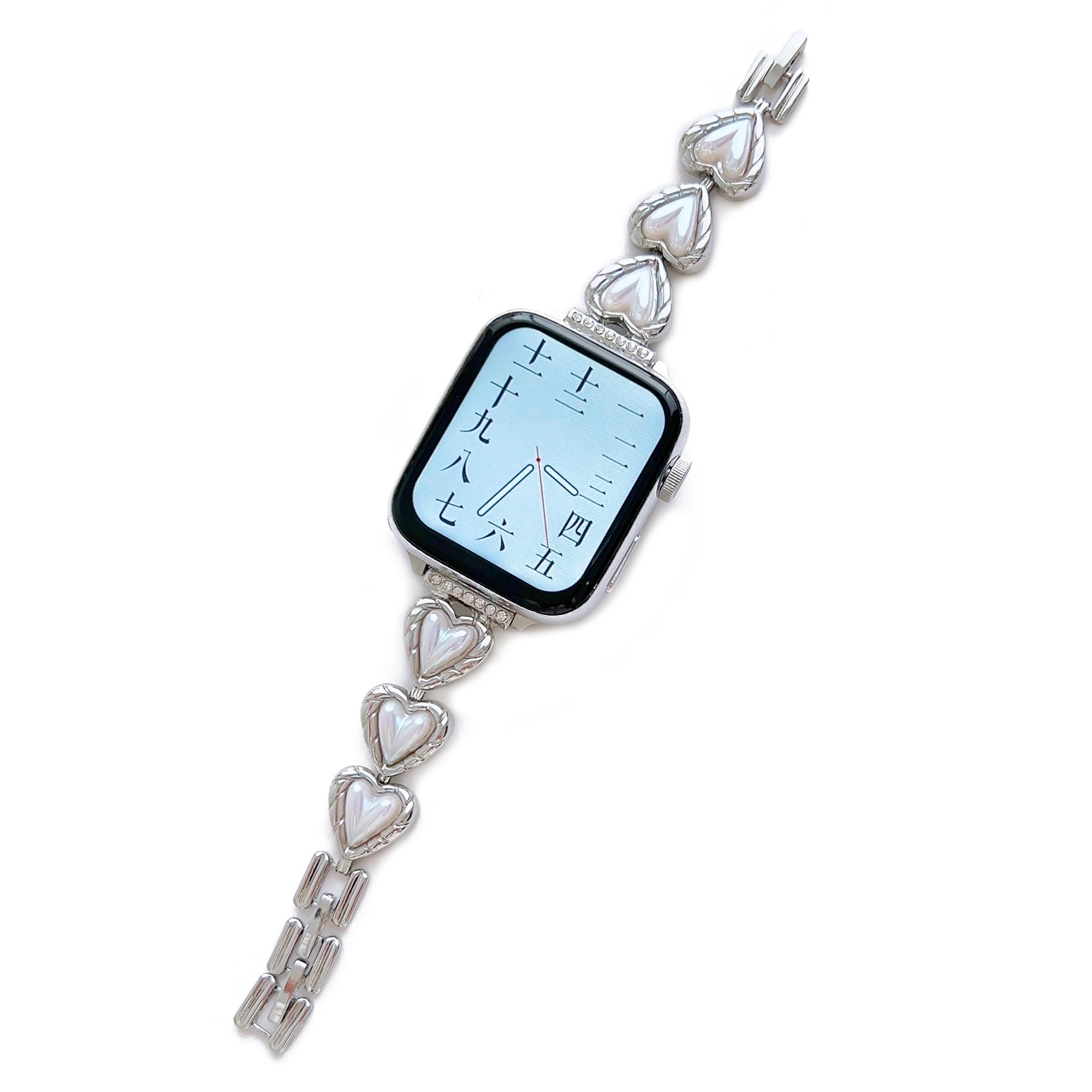 Watch Band for Apple Watch Ultra 49mm Series 9 8 7 45mm Series 6 5 4 SE (2022) (2023) SE 44mm Series 3 2 1 42mm Jewelry Metal Bracelet Strap