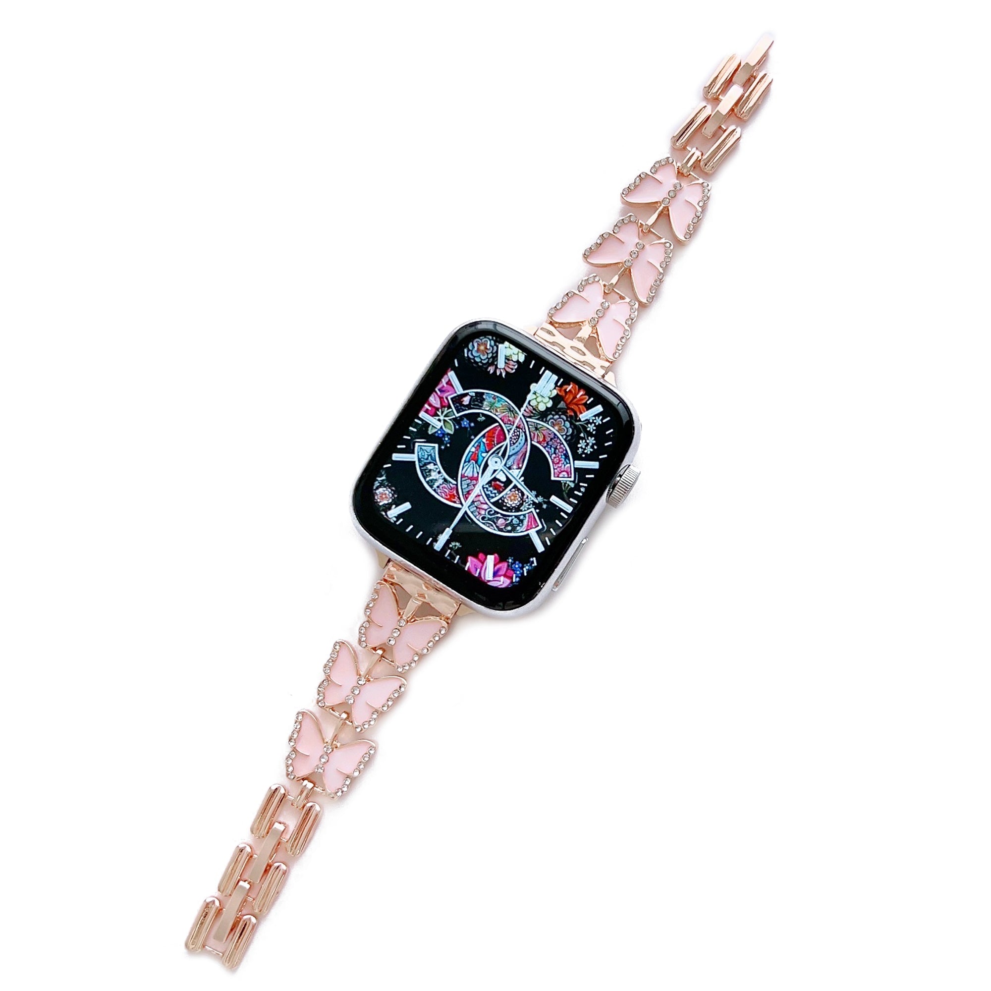 Watch Band for Apple Watch Ultra 49mm Series 9 8 7 45mm Series 6 5 4 SE (2022) (2023) SE 44mm Series 3 2 1 42mm Jewelry Metal Bracelet Strap