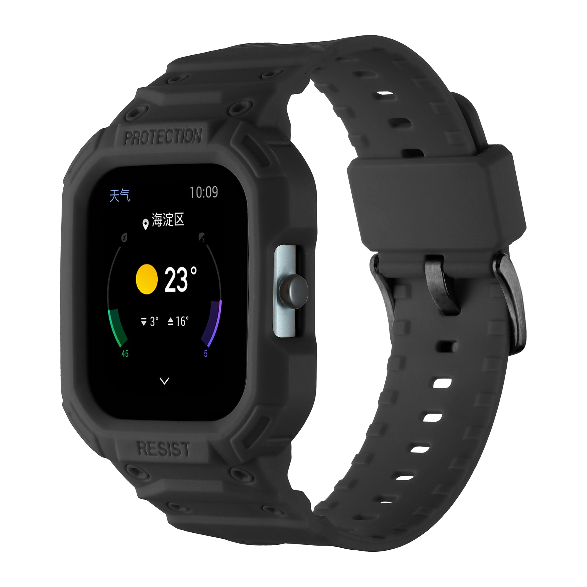 For Huami Amazfit GTS 1 2 3 4 One-piece Soft Silicone Replacement Watch Strap with Watch Case