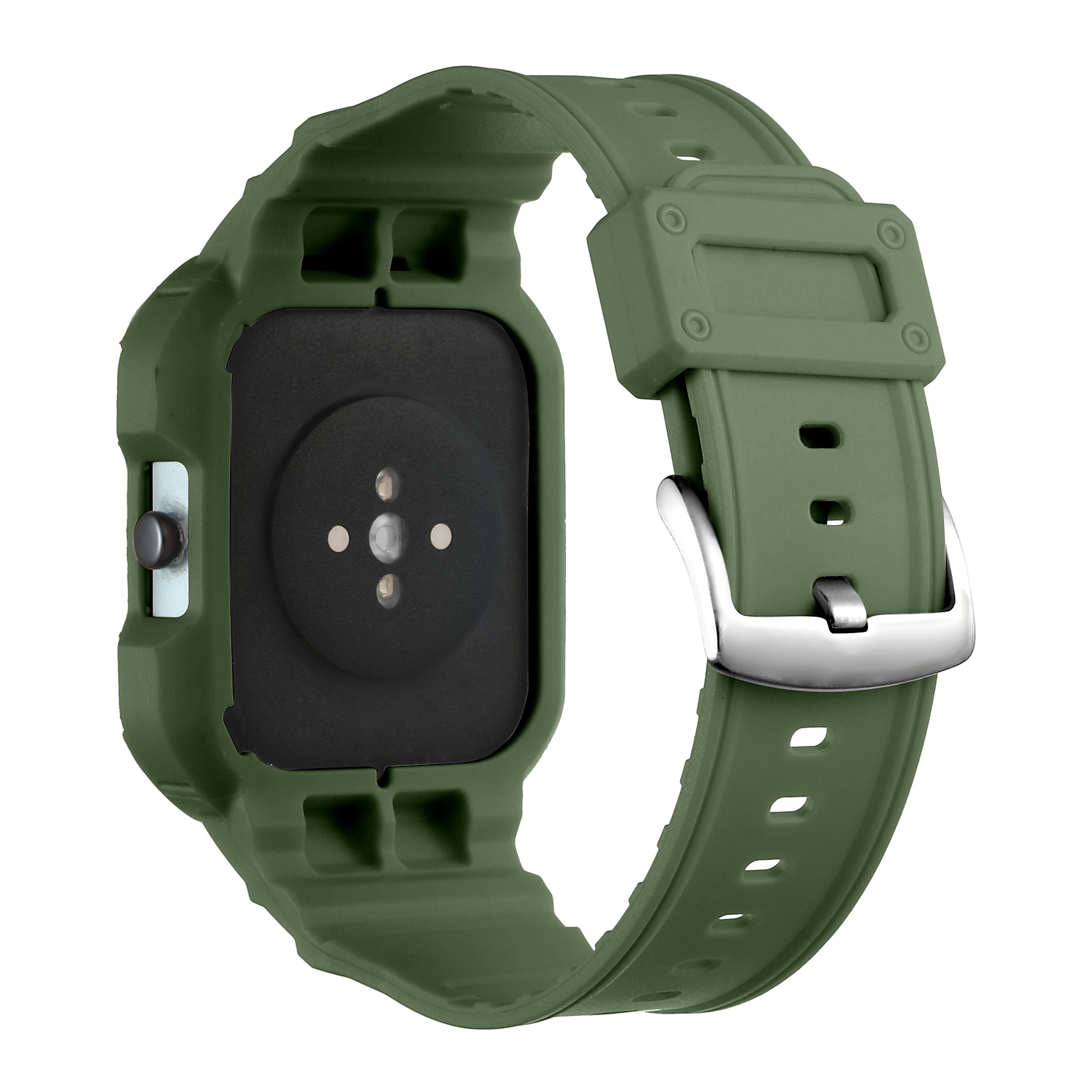 For Huami Amazfit GTS 1 2 3 4 One-piece Soft Silicone Replacement Watch Strap with Watch Case