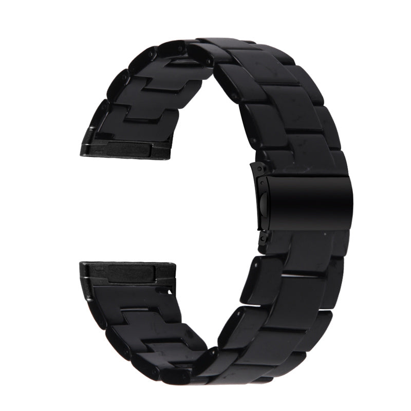 Resin Band for Fitbit Versa 4 Sense 2 20mm Lightweight Watch Strap Bracelet with Stainless Steel Buckle