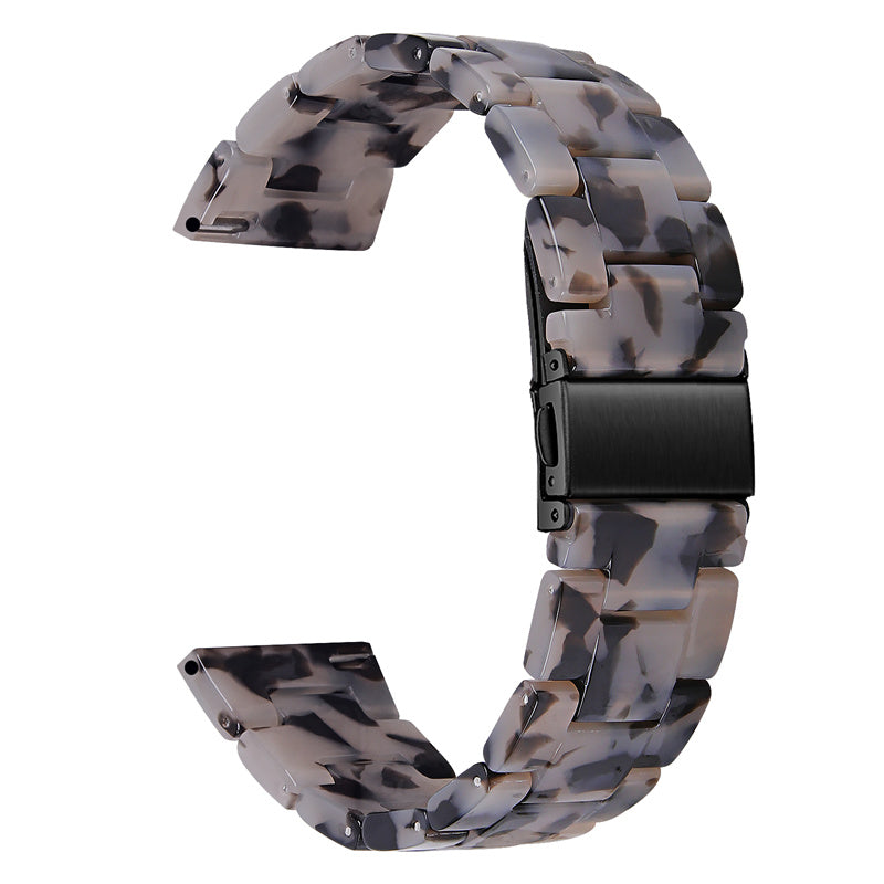 Resin Band for Fitbit Versa 4 Sense 2 20mm Lightweight Watch Strap Bracelet with Stainless Steel Buckle