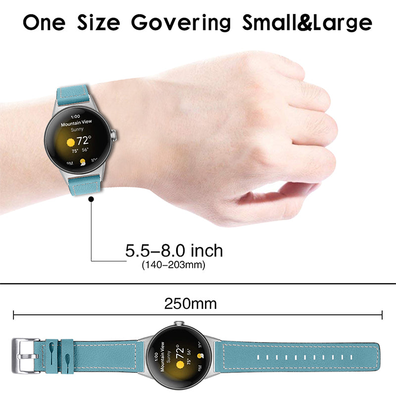 Stitching Watch Band for Google Pixel Watch 2 Pixel Watch Genuine Leather Watch Strap Replacement Part