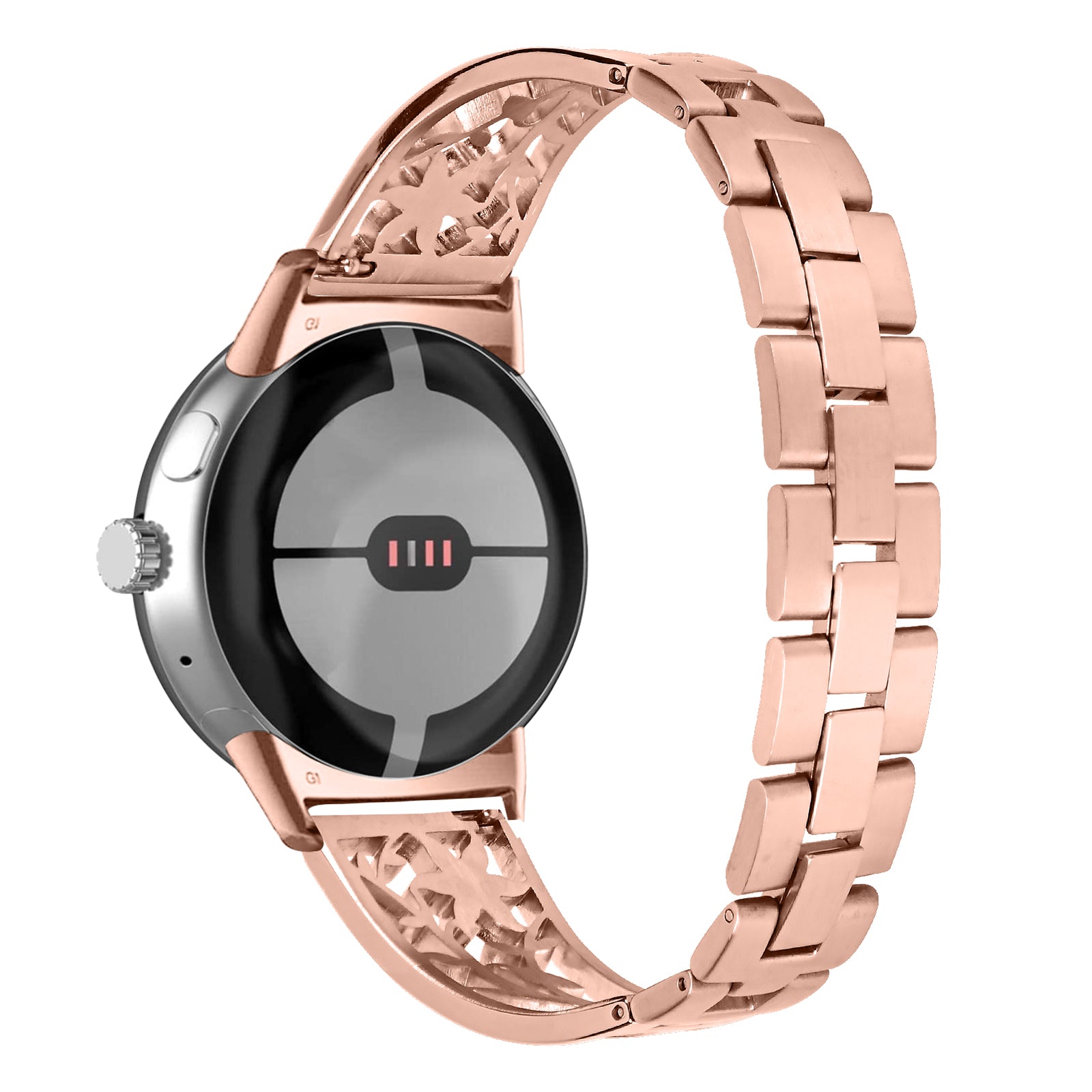 Metal Watch Band for Google Pixel Watch 2 Pixel Watch Rhinestone Decorated Watch Strap