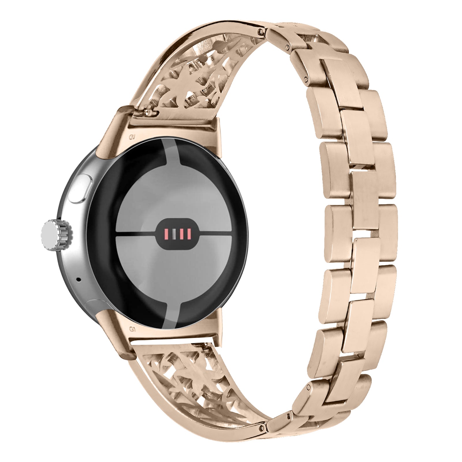Metal Watch Band for Google Pixel Watch 2 Pixel Watch Rhinestone Decorated Watch Strap