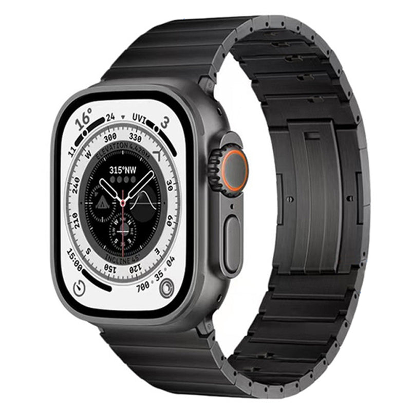 Watch Band for Apple Watch Ultra 49mm Series 8 7 45mm Series 6 5 4 SE (2022) SE 44mm Series 3 2 1 42mm Titanium Steel Quick Release Strap