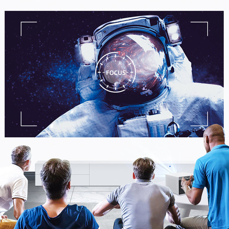 YG290 1G 8G 1080P Projector Android 9 Mobile Phone Wireless Screen HD Projector Home Theater Electric Focus