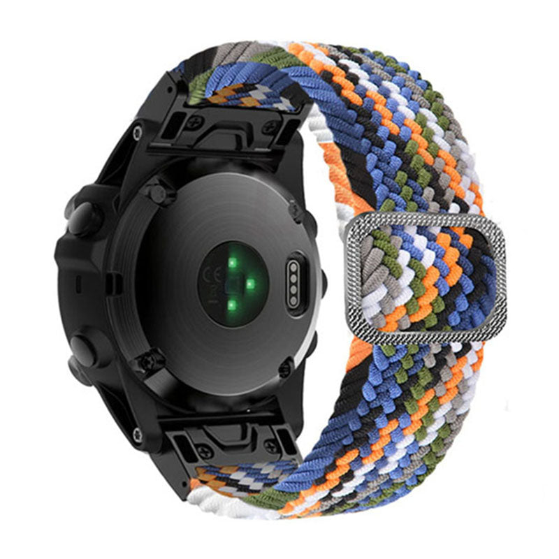 For Garmin Fenix 7 Epix Instinct 2 Approach S62 Fenix 5 Nylon Strap 22mm Smart Watch Band with Buckle