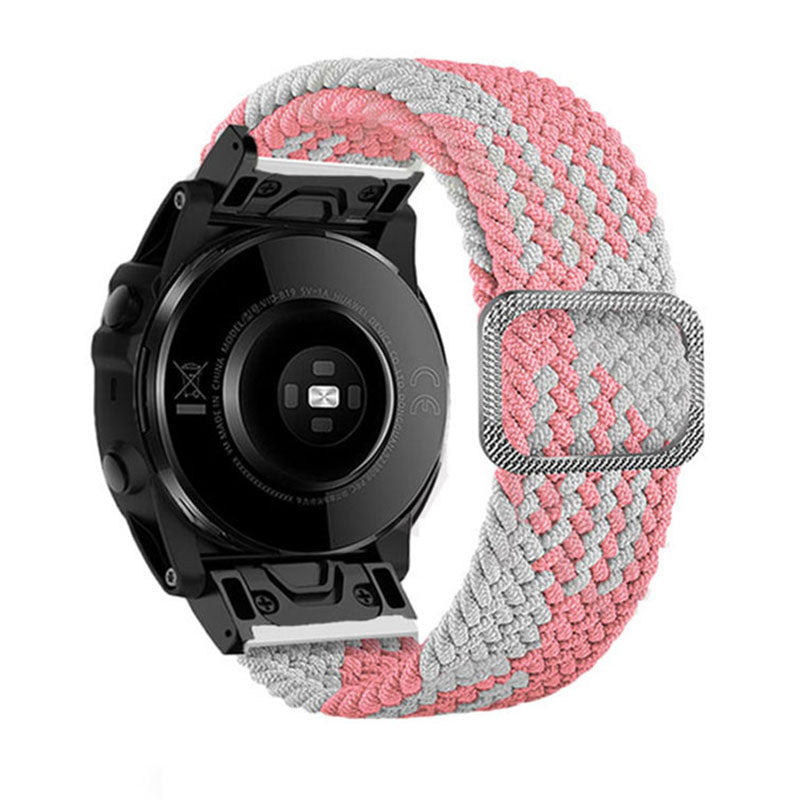 For Garmin Fenix 7 Epix Instinct 2 Approach S62 Fenix 5 Nylon Strap 22mm Smart Watch Band with Buckle