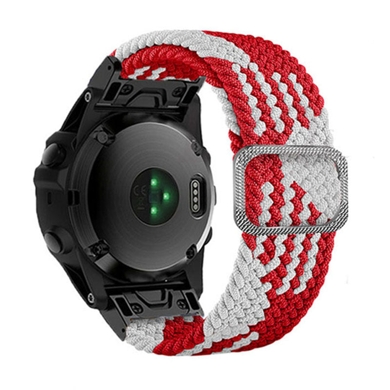 For Garmin Fenix 7 Epix Instinct 2 Approach S62 Fenix 5 Nylon Strap 22mm Smart Watch Band with Buckle