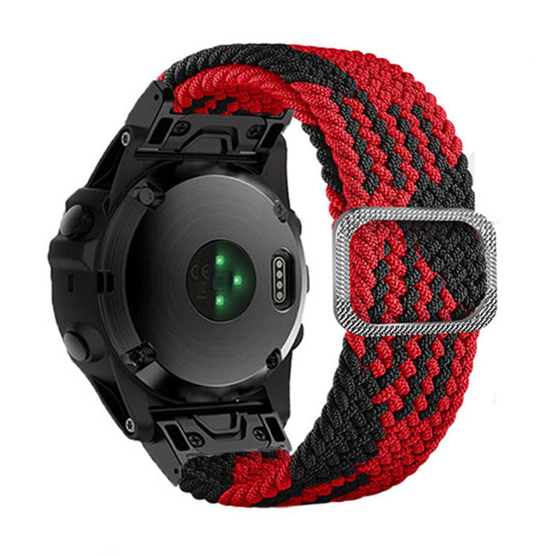 For Garmin Fenix 7 Epix Instinct 2 Approach S62 Fenix 5 Nylon Strap 22mm Smart Watch Band with Buckle