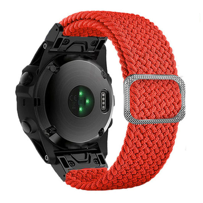 For Garmin Fenix 7 Epix Instinct 2 Approach S62 Fenix 5 Nylon Strap 22mm Smart Watch Band with Buckle