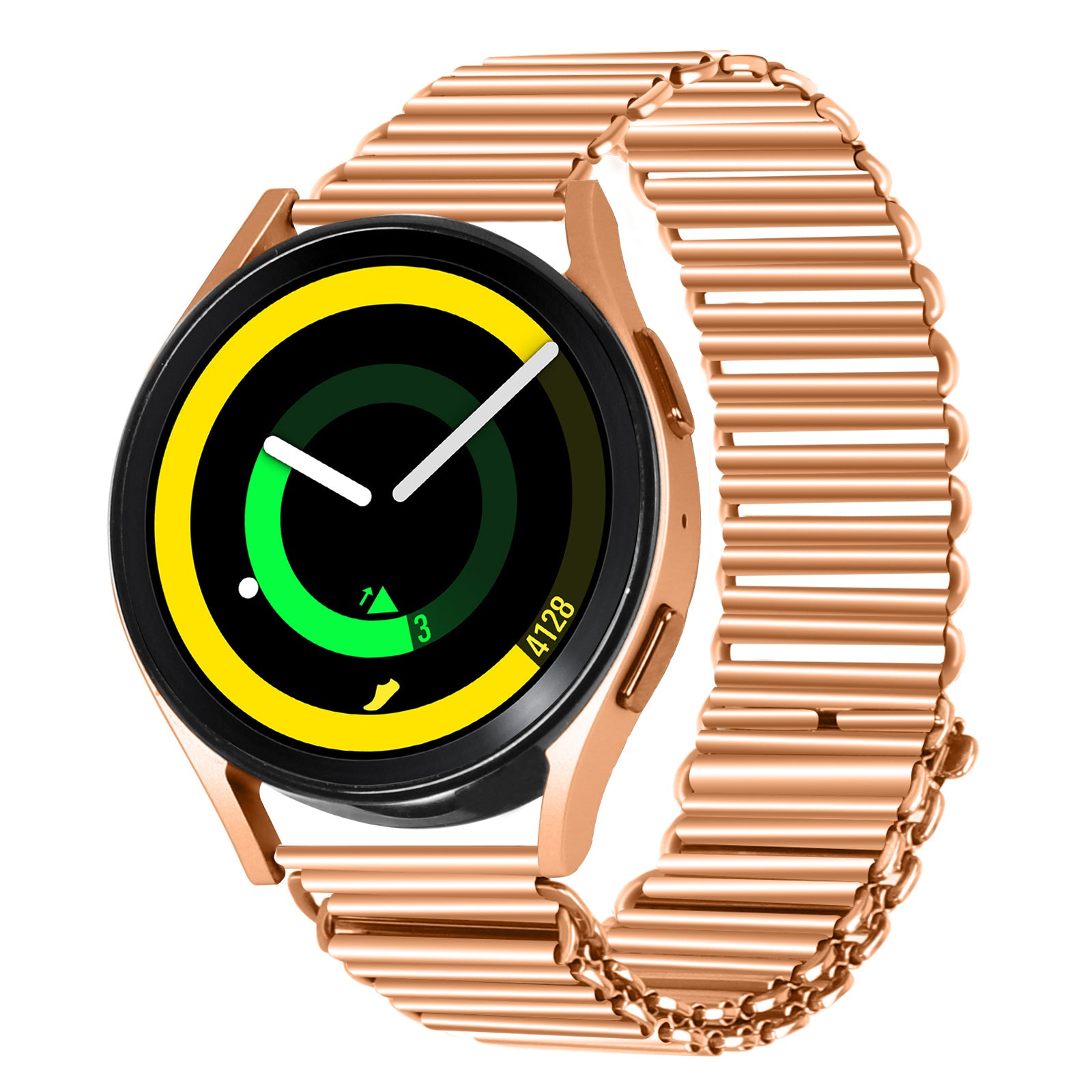 For Samsung Galaxy Watch4 Active 40mm 44mm Watch4 Classic 42mm 46mm Stainless Steel Wrist Band 20mm Adjustable Hollow Watch Strap