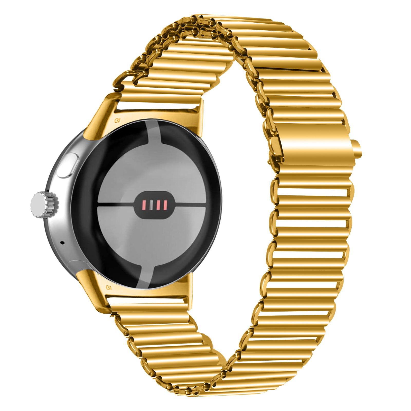 Replacement Strap for Google Pixel Watch 2 Pixel Watch Band Stainless Steel Hollow Breathable Watchband
