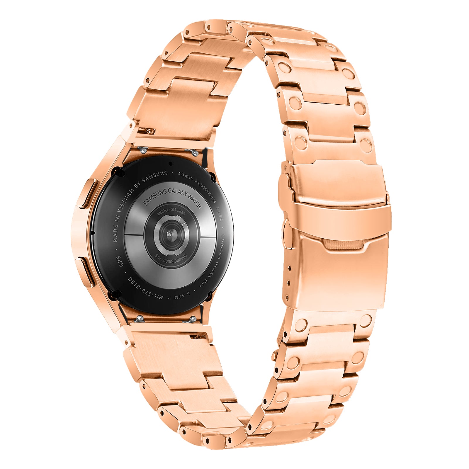 For Samsung Galaxy Watch 5 Active 40mm 44mm Watch 5 Pro 45mm Watchband Replacement Stainless Steel Wrist Strap