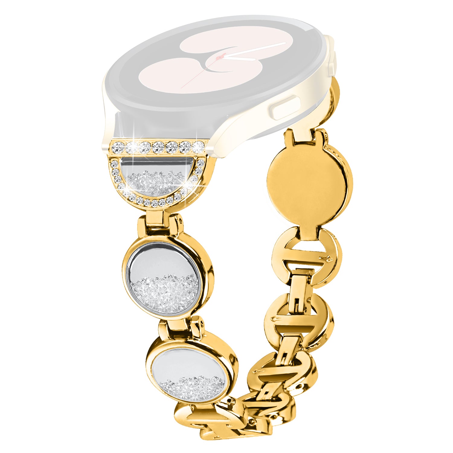 For Amazfit GTS BIP BIP Lite Watch Band Rhinestone Decorated Quicksand Watch Strap 20mm