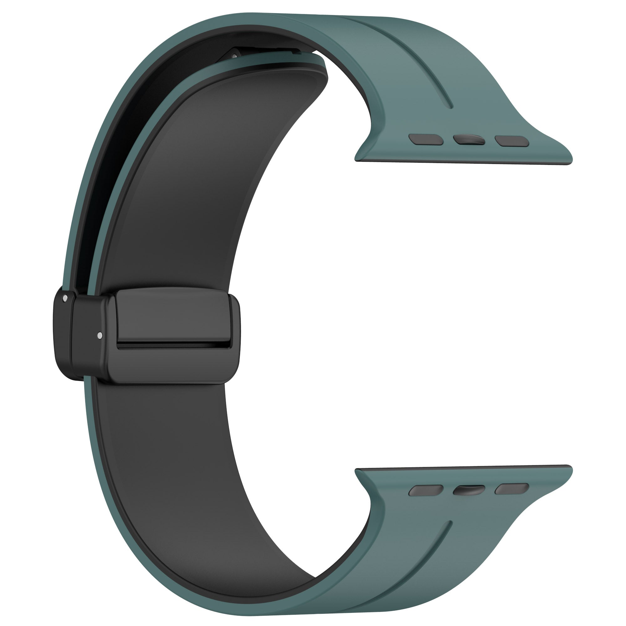 For Apple Watch Ultra 49mm Series 8 7 45mm 6 5 4 SE SE (2022) 44mm 3 2 1 42mm Silicone Watch Band Magnetic Buckle Wrist Strap