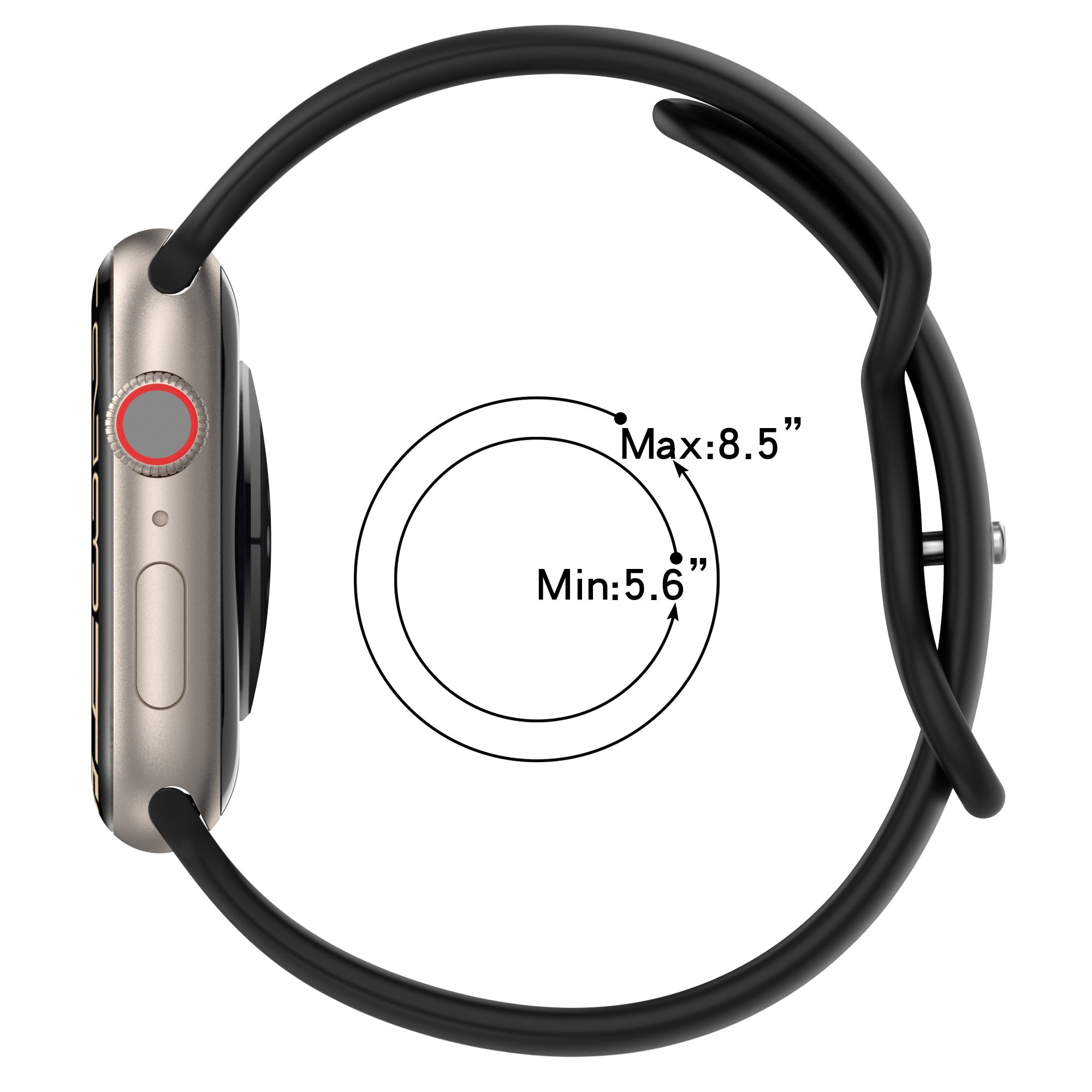 For Apple Watch Ultra Ultra 2 49mm Series 9 8 7 45mm 6 5 4 SE SE (2022) (2023) 44mm 3 2 1 42mm Watch Strap Dual Color Silicone Watch Band