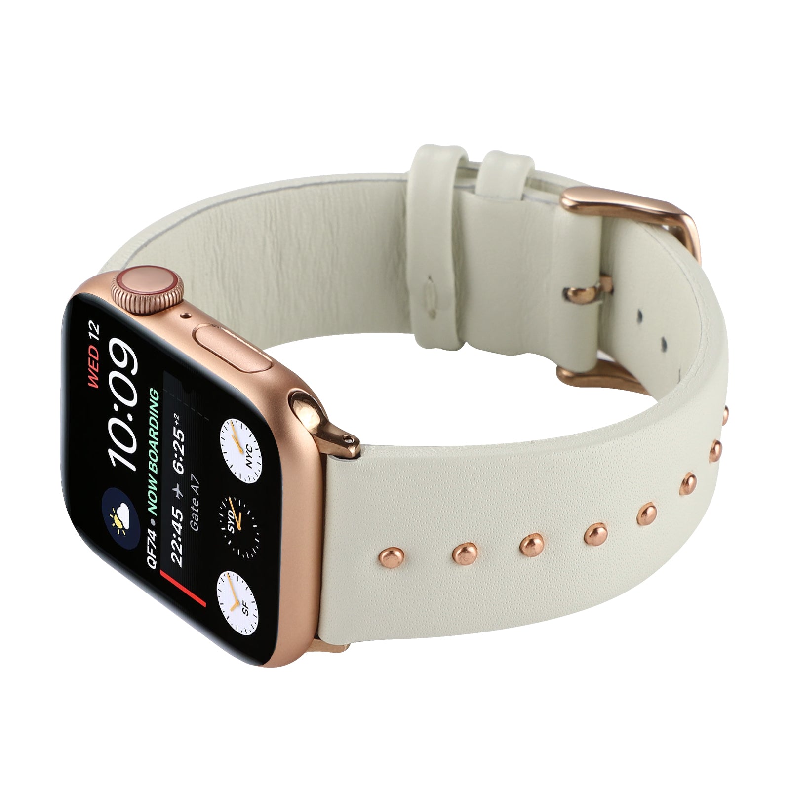 For Apple Watch Series 9 8 7 41mm 6 SE SE (2022) SE (2023) 5 4 40mm 3 2 1 38mm Watch Band Genuine Leather Watch Strap