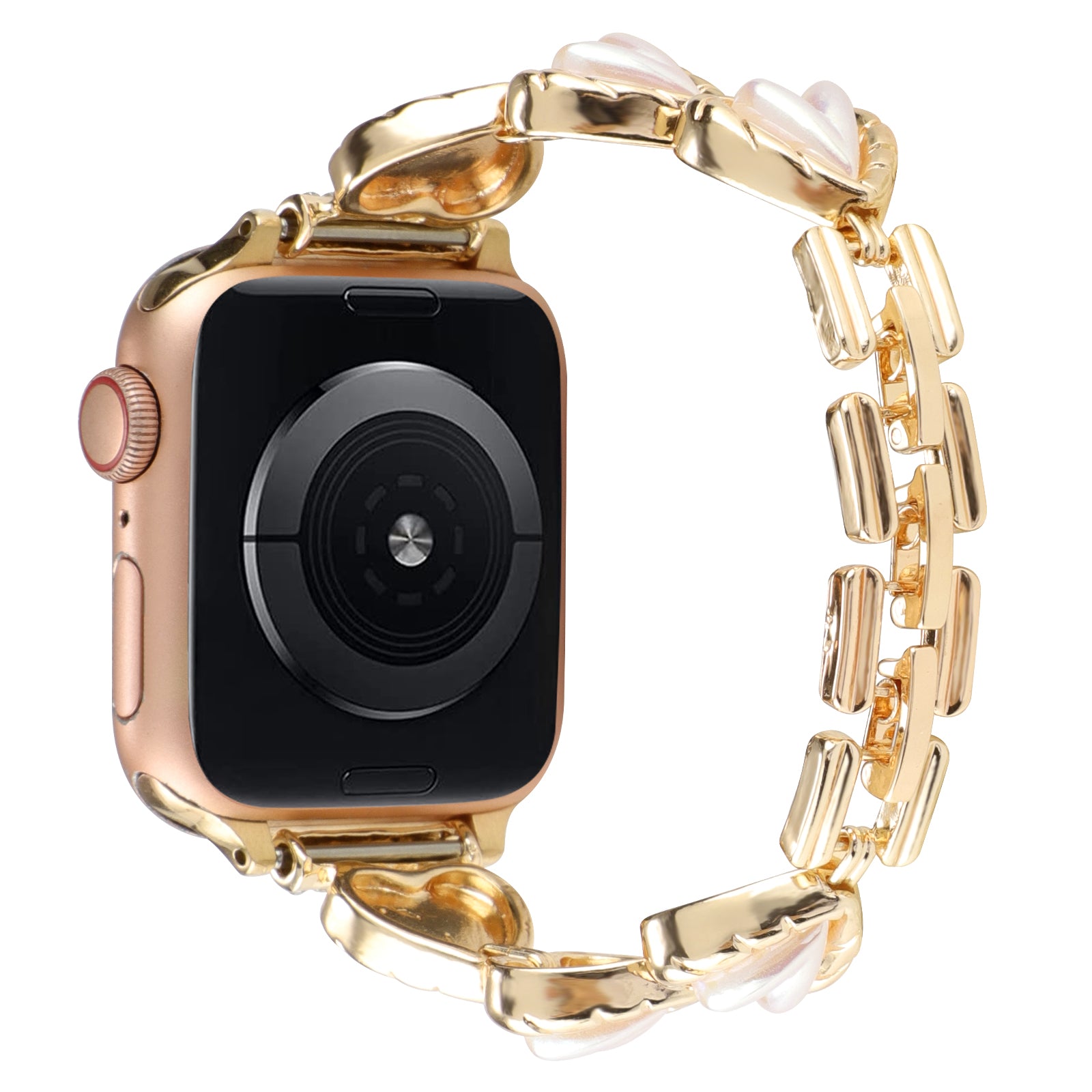 For Apple Watch Ultra Ultra 2 49mm Series 9 8 7 45mm 6 5 4 SE SE (2022) (2023) 44mm 3 2 1 42mm Metal Strap Watch Band with Rhinestone