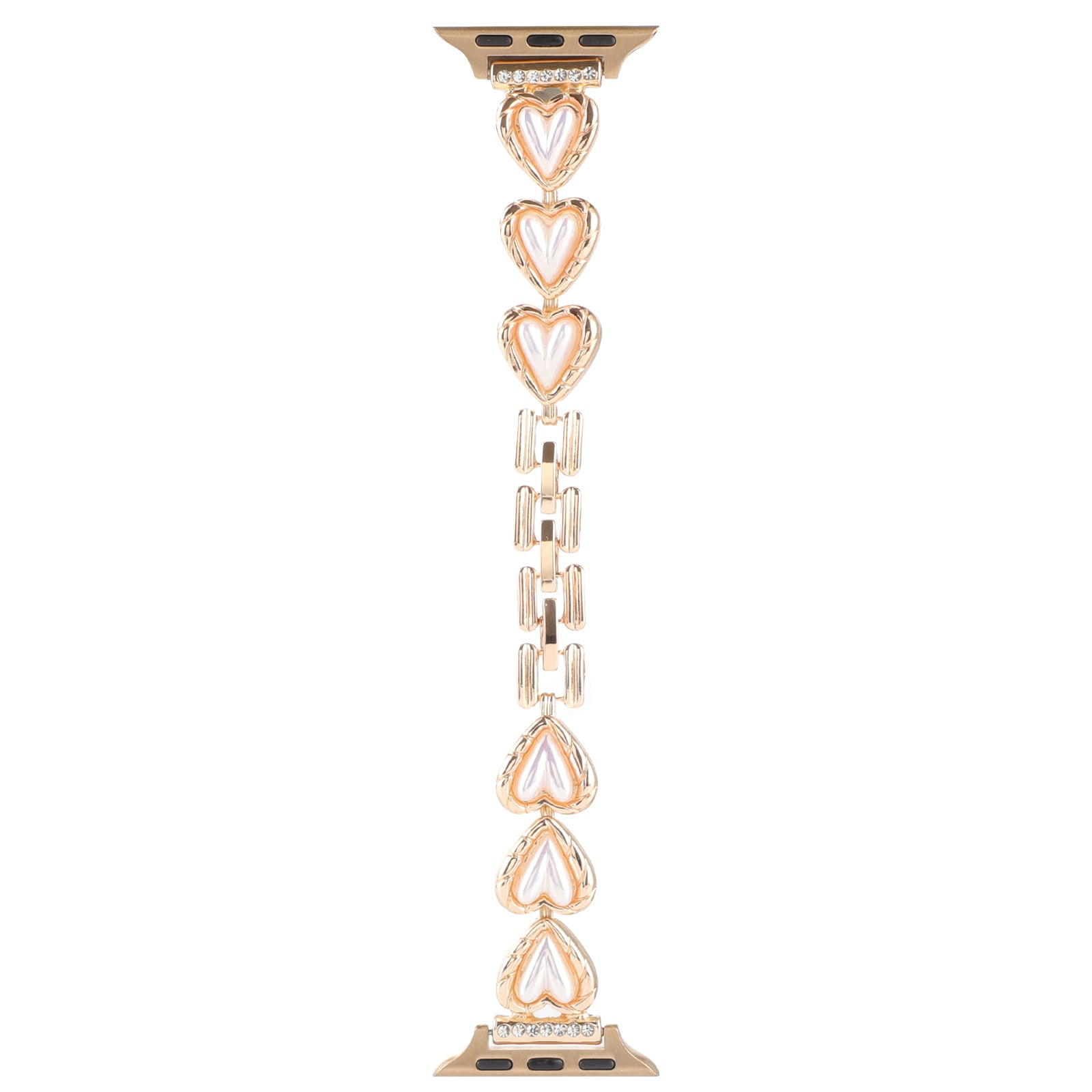 For Apple Watch Ultra Ultra 2 49mm Series 9 8 7 45mm 6 5 4 SE SE (2022) (2023) 44mm 3 2 1 42mm Metal Strap Watch Band with Rhinestone