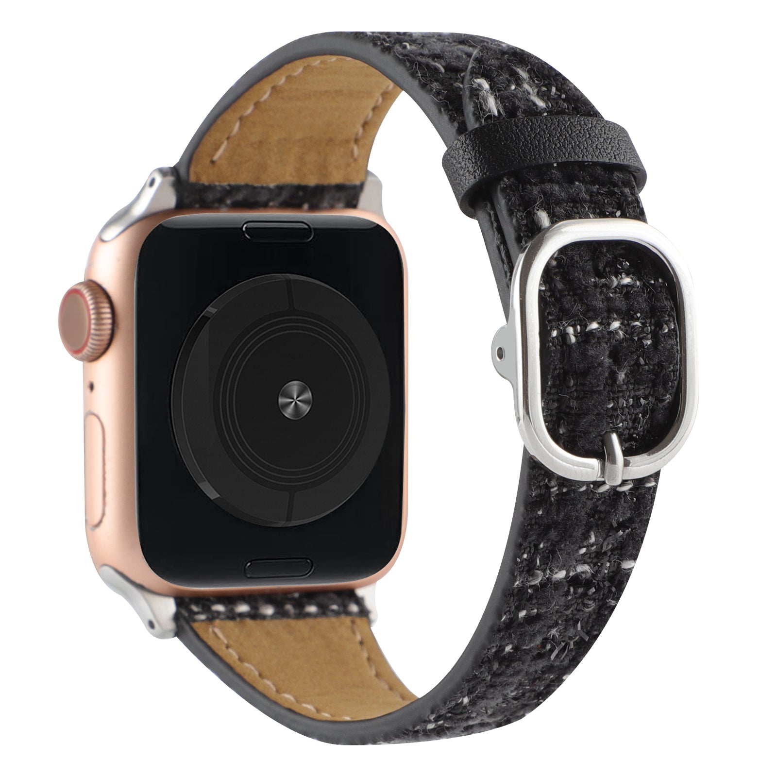 For Apple Watch Series 9 8 7 41mm 6 5 4 SE (2022) SE (2023) SE 40mm 3 2 1 38mm Soft Plush Grid Smartwatch Strap
