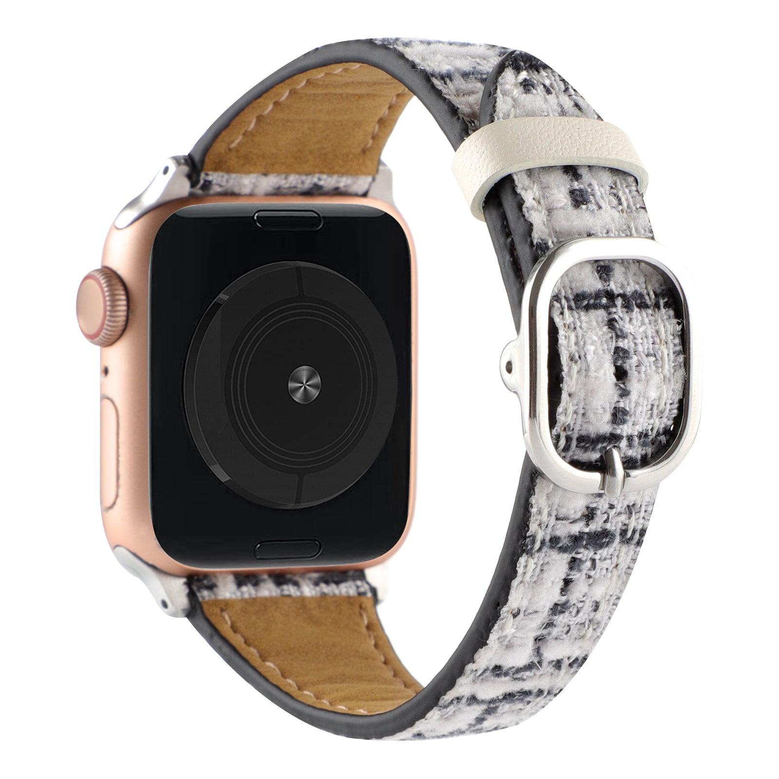 For Apple Watch Series 9 8 7 41mm 6 5 4 SE (2022) SE (2023) SE 40mm 3 2 1 38mm Soft Plush Grid Smartwatch Strap