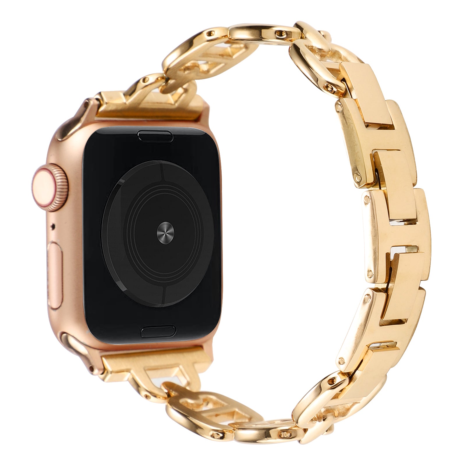 For Apple Watch Ultra Ultra 2 49mm Series 8 7 9 45mm Series 6 5 4 SE SE (2022) SE (2023) SE (2023) 44mm Series 3 2 1 42mm Metal Bracelet Watch Strap Replacement Wrist Band