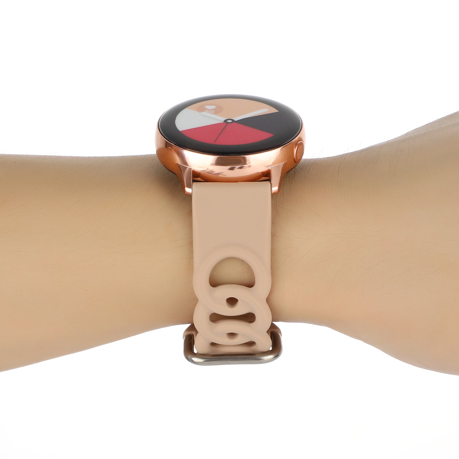 For Huami Amazfit GTS4 Mini GTS3 GTS 2e GTS 2 mini Silicone Watch Strap 20mm Donut Hollow Watch Band