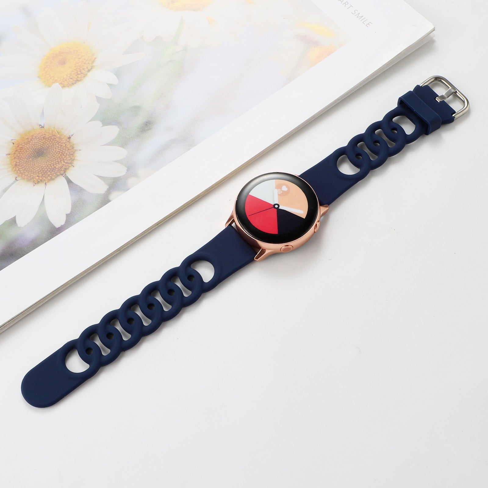 For Huami Amazfit GTS4 Mini GTS3 GTS 2e GTS 2 mini Silicone Watch Strap 20mm Donut Hollow Watch Band