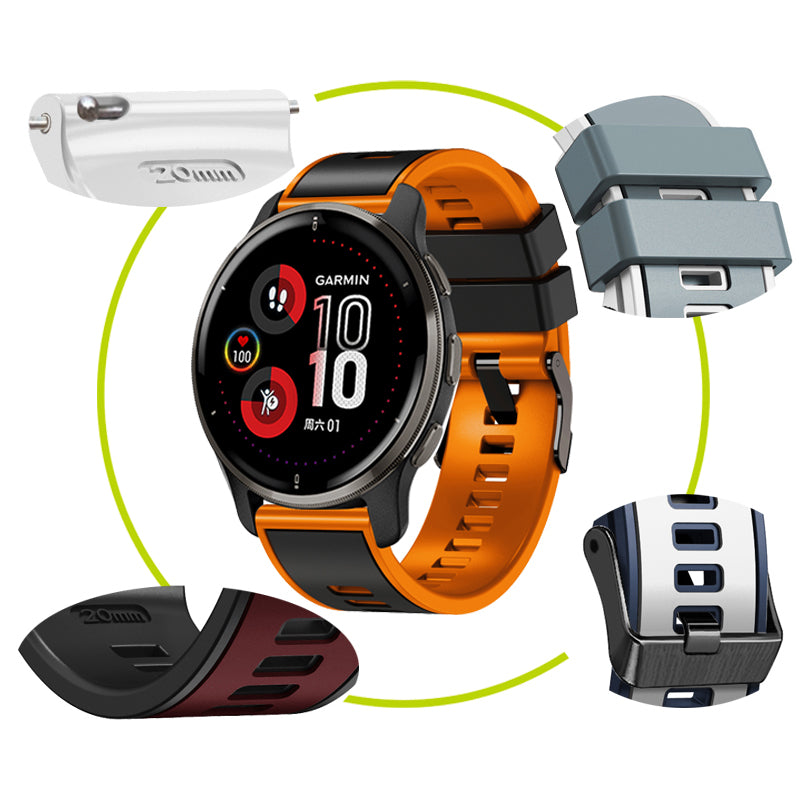 For Huawei Watch Buds GT 3 SE GT 3 Pro 46mm Silicone Watchband 22mm Dual Color Watch Strap
