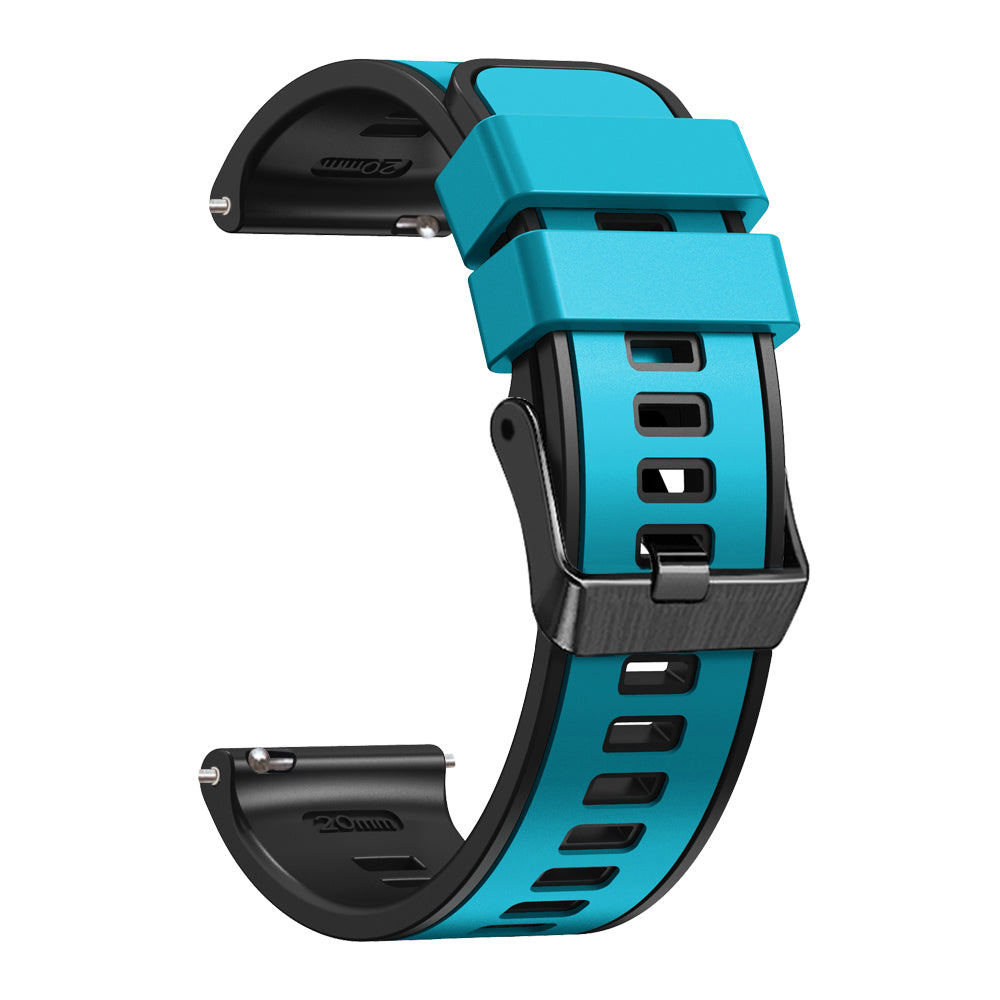 For Huawei Watch Buds GT 3 SE GT 3 Pro 46mm Silicone Watchband 22mm Dual Color Watch Strap