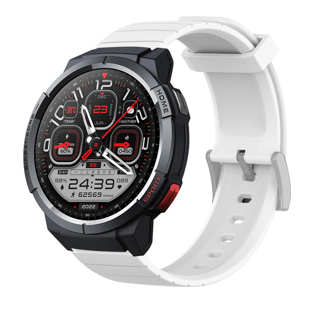 For Mibro Watch GS Silicone Watch Band Adjustable Wrist Strap Replacement