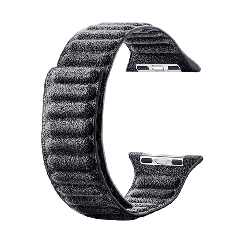 For Apple Watch Ultra Ultra 2 49mm Series 9 8 7 45mm Series 6 5 4 SE SE (2022) (2023) 44mm Series 3 2 1 42mm Magnetic Watch Strap Suede Leather Watchband