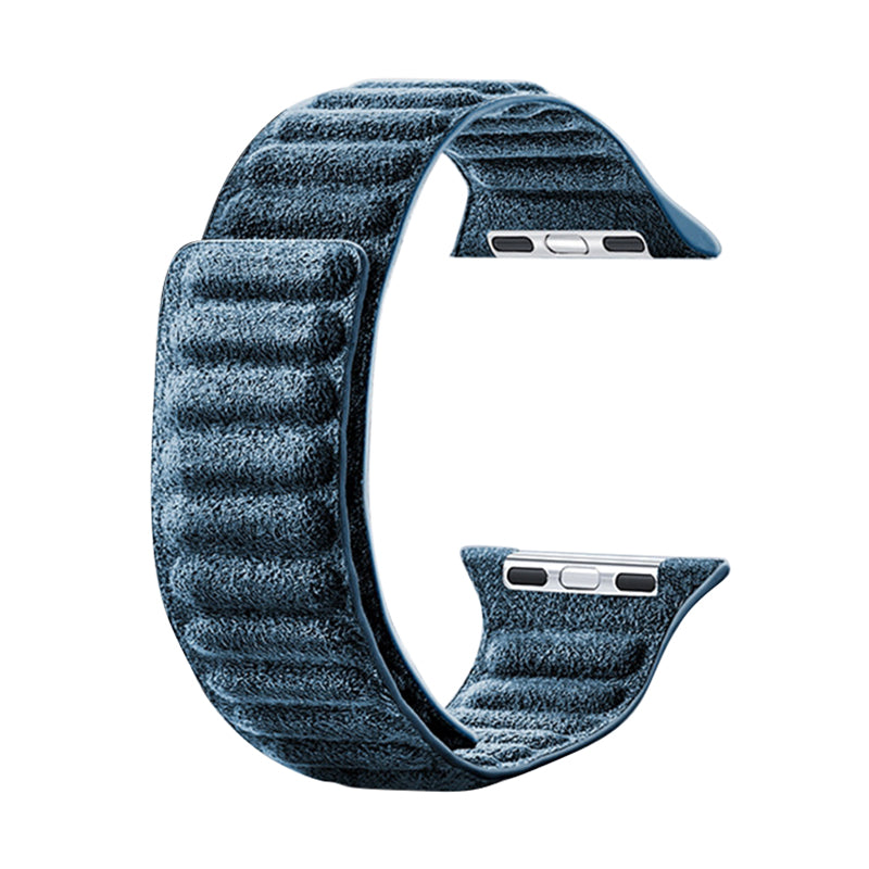 For Apple Watch Ultra Ultra 2 49mm Series 9 8 7 45mm Series 6 5 4 SE SE (2022) (2023) 44mm Series 3 2 1 42mm Magnetic Watch Strap Suede Leather Watchband
