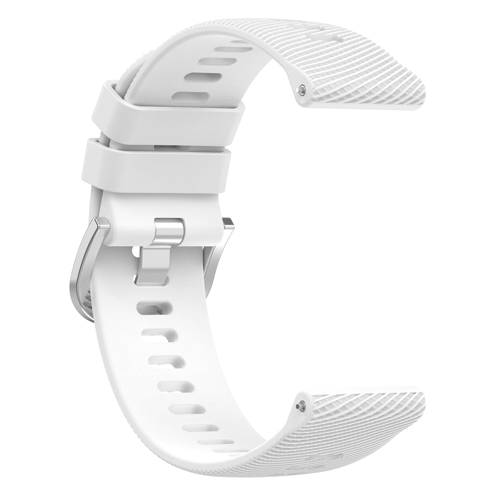 For Garmin Forerunner 256S Silicone Watch Strap 18mm Cross Stripe Replacement Strap