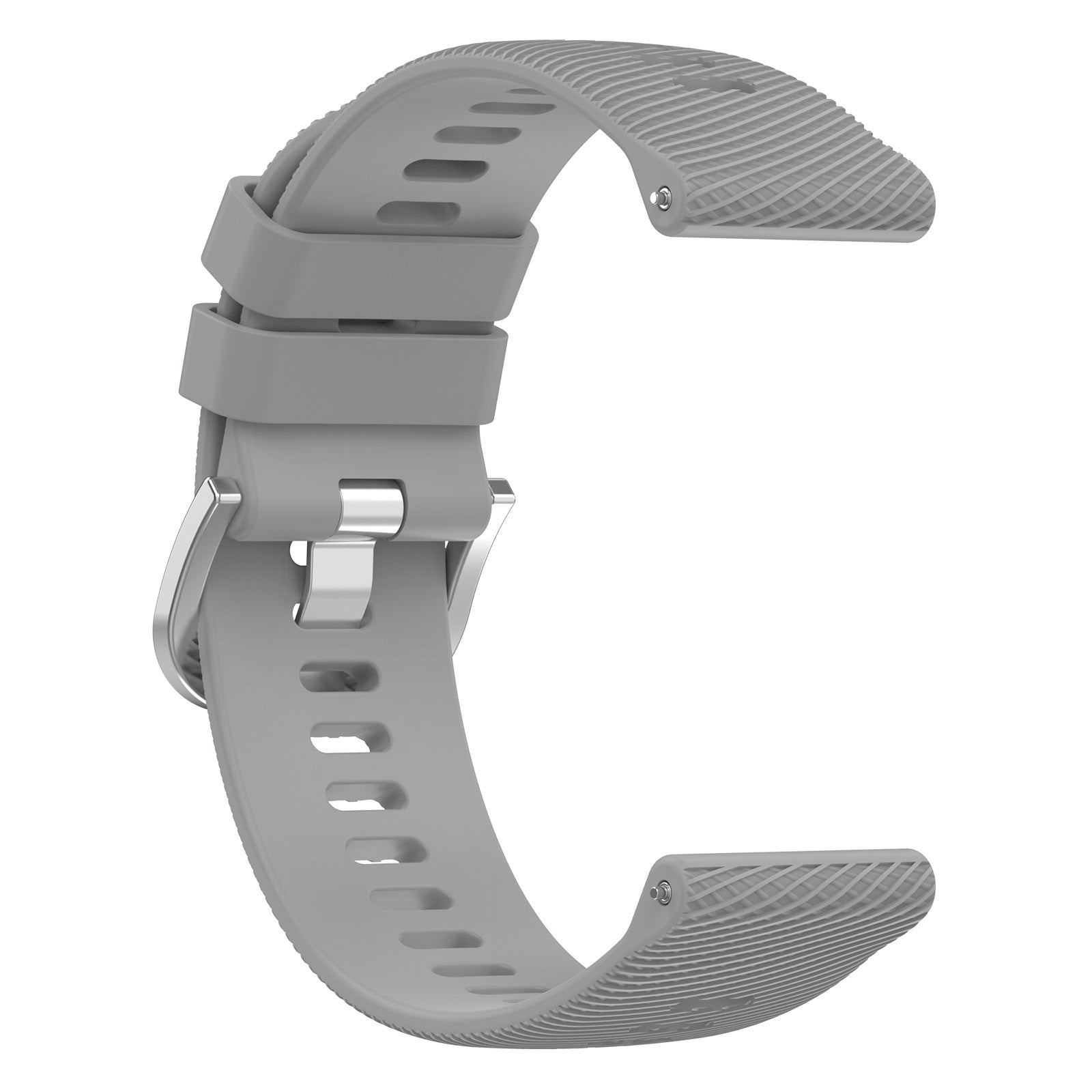 For Garmin Forerunner 256S Silicone Watch Strap 18mm Cross Stripe Replacement Strap