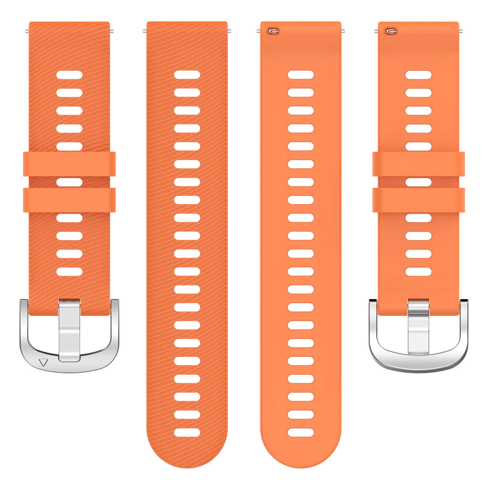 For Garmin Forerunner 256S Silicone Watch Strap 18mm Cross Stripe Replacement Strap