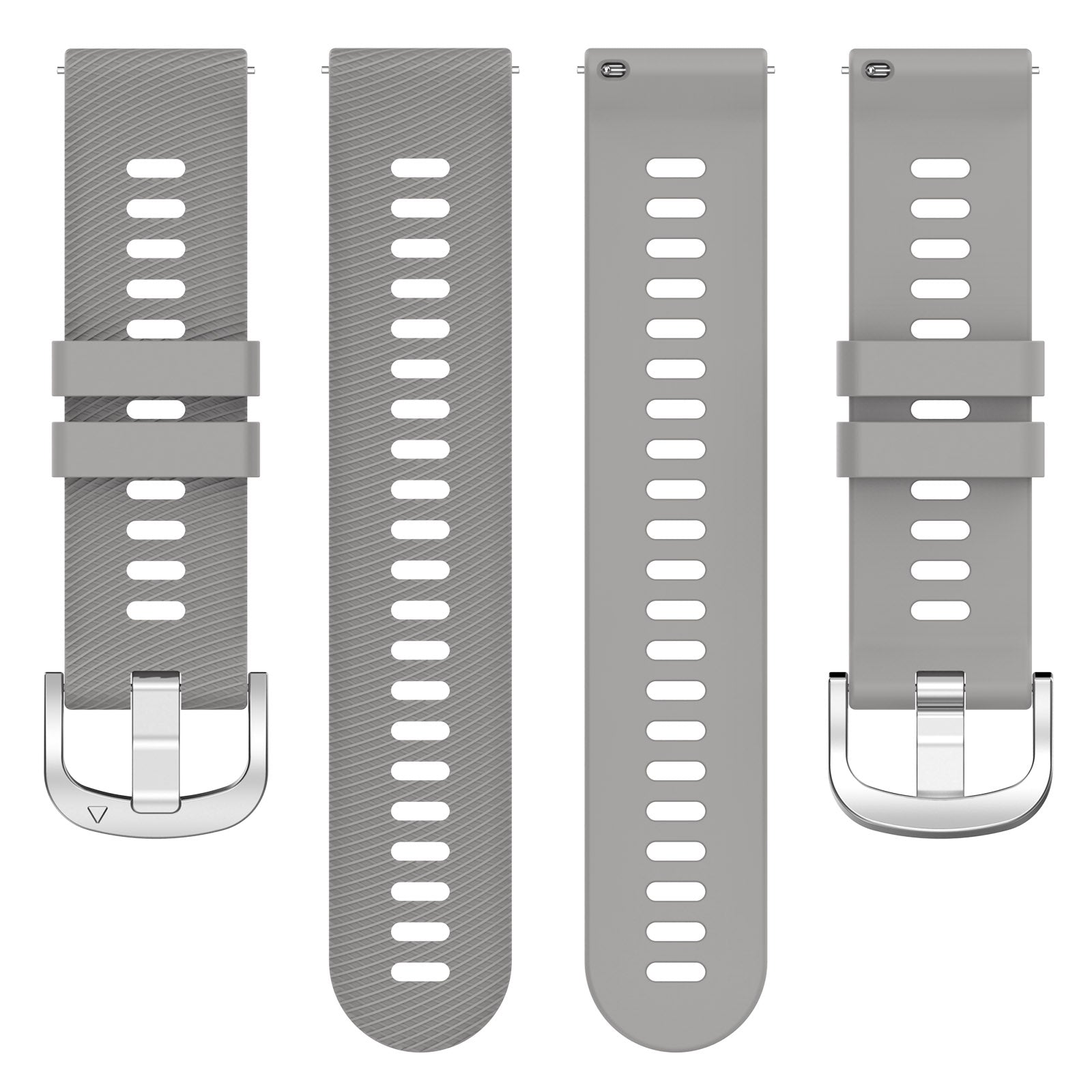 For Garmin Forerunner 265 Silicone Watch Band 22mm Cross Stripe Soft Sport Replacement Watch Strap