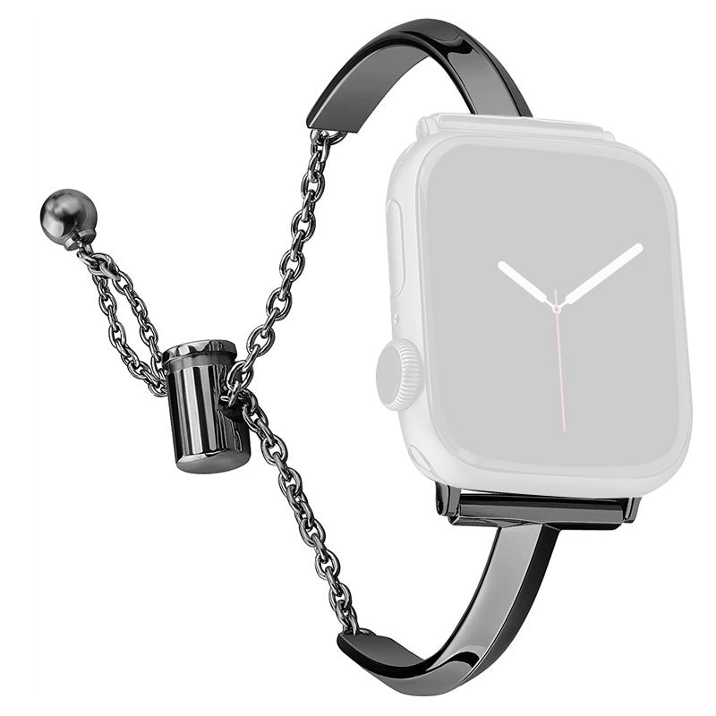 For Apple Watch 9 8 7 41mm 6 SE SE (2022) SE (2023) 5 4 40mm 3 2 1 38mm Metal T-shape Bracelet Watch Band