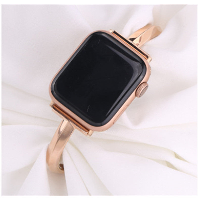 For Apple Watch 9 8 7 41mm 6 SE SE (2022) SE (2023) 5 4 40mm 3 2 1 38mm Metal T-shape Bracelet Watch Band