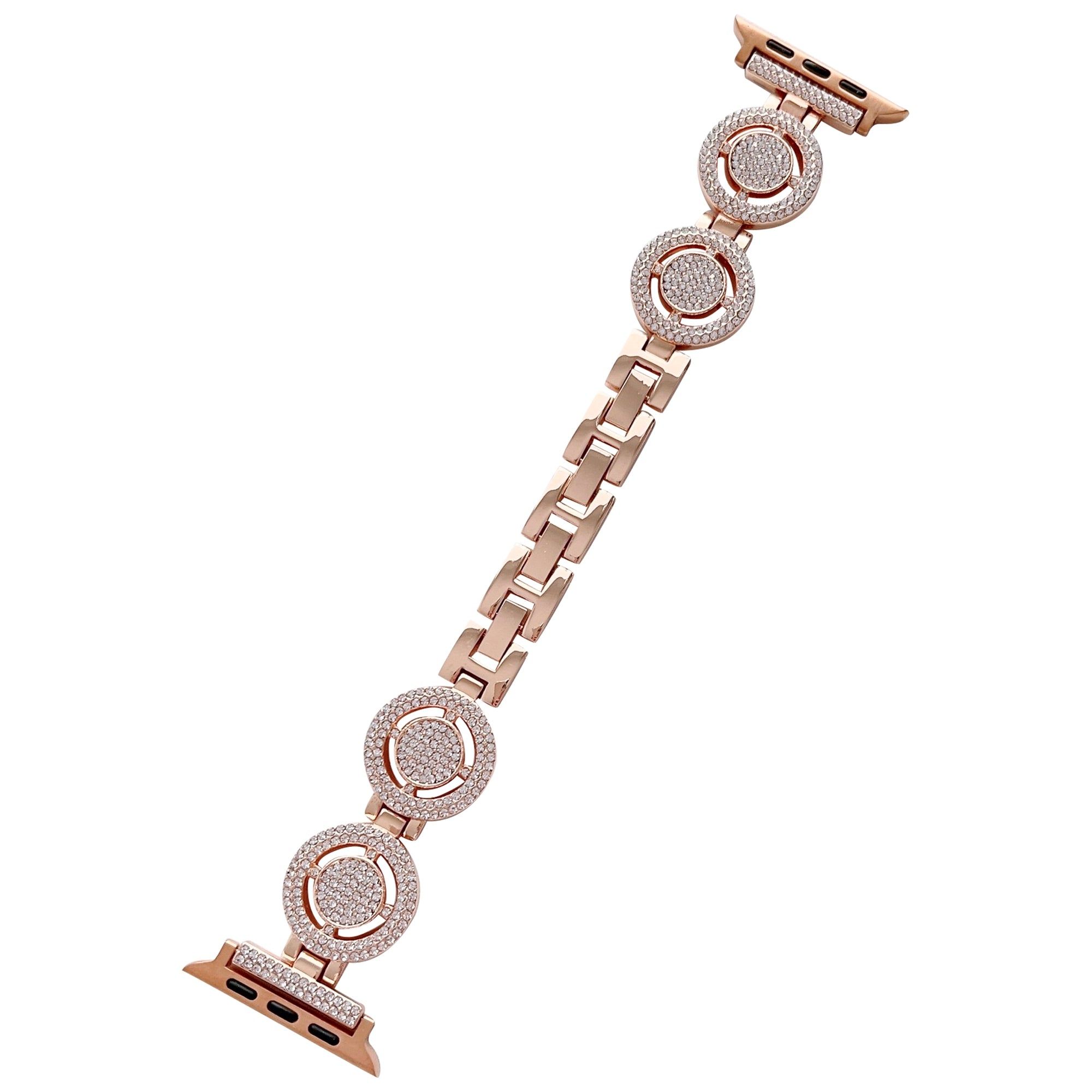 For Apple Watch Ultra Ultra 2 49mm Series 9 8 7 45mm 6 5 4 SE SE (2022) (2023) 44mm 3 2 1 42mm Rhinestone Metal Bracelet Replacement Wrist Band Watch Strap