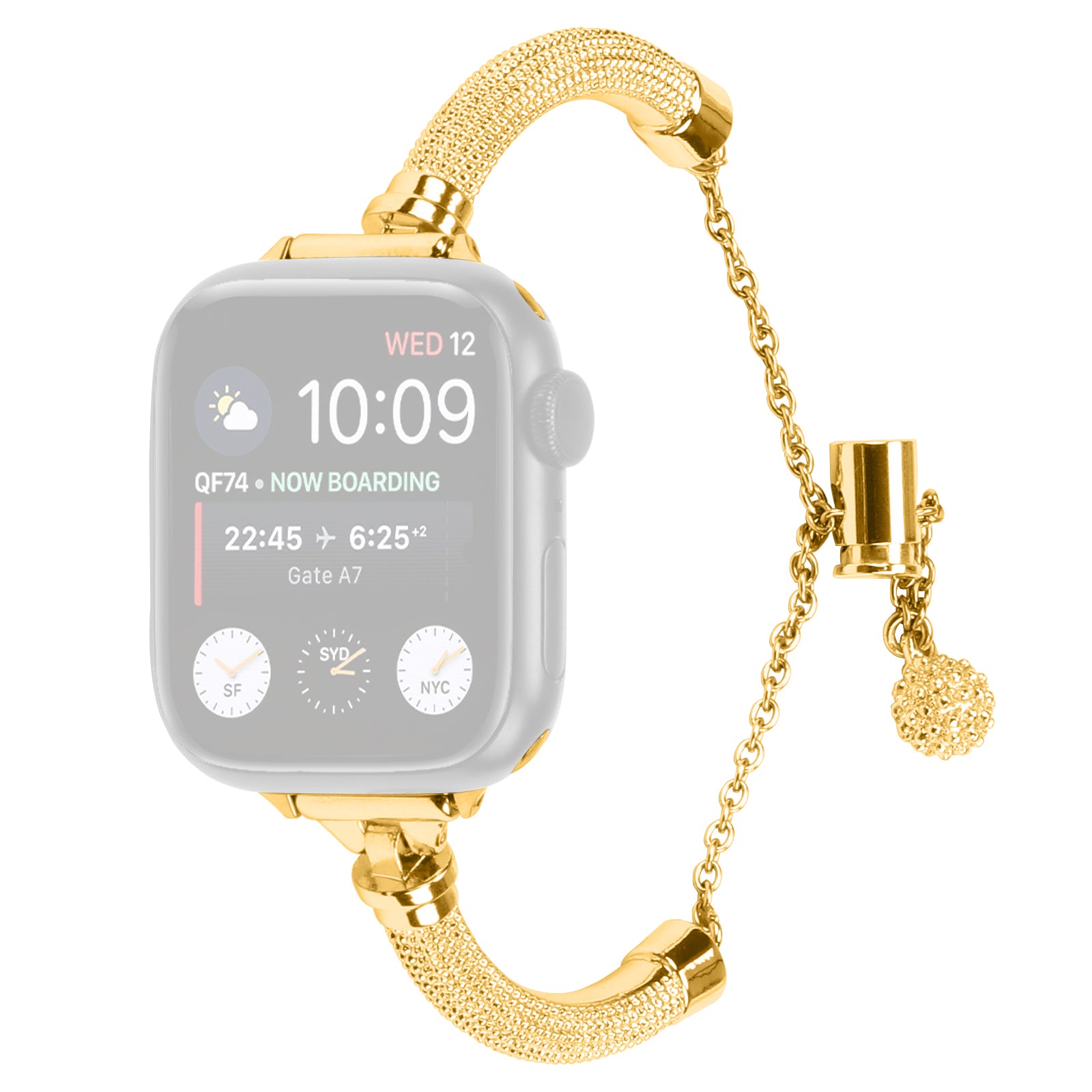 Metal Smart Watch Band for Apple Watch Series 9 8 7 41mm 6 5 4 SE SE (2022) SE (2023) 40mm 3 2 1 38mm Bracelet Wrist Strap