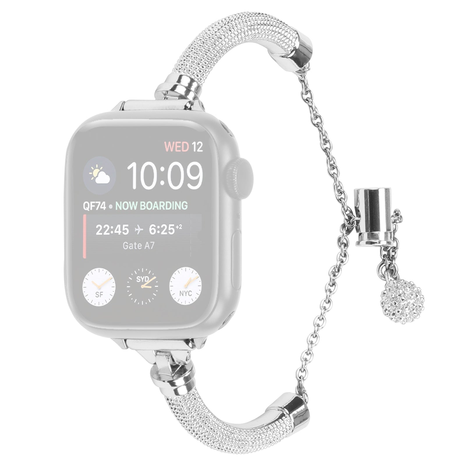 Metal Smart Watch Band for Apple Watch Series 9 8 7 41mm 6 5 4 SE SE (2022) SE (2023) 40mm 3 2 1 38mm Bracelet Wrist Strap